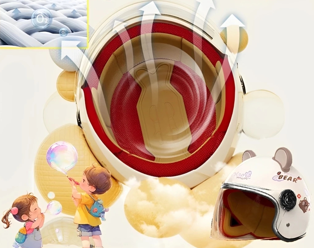 หมวกกันน็อกเด็ก 2025 ปลอดภัย ใส่แล้วเพิ่มความน่ารัก