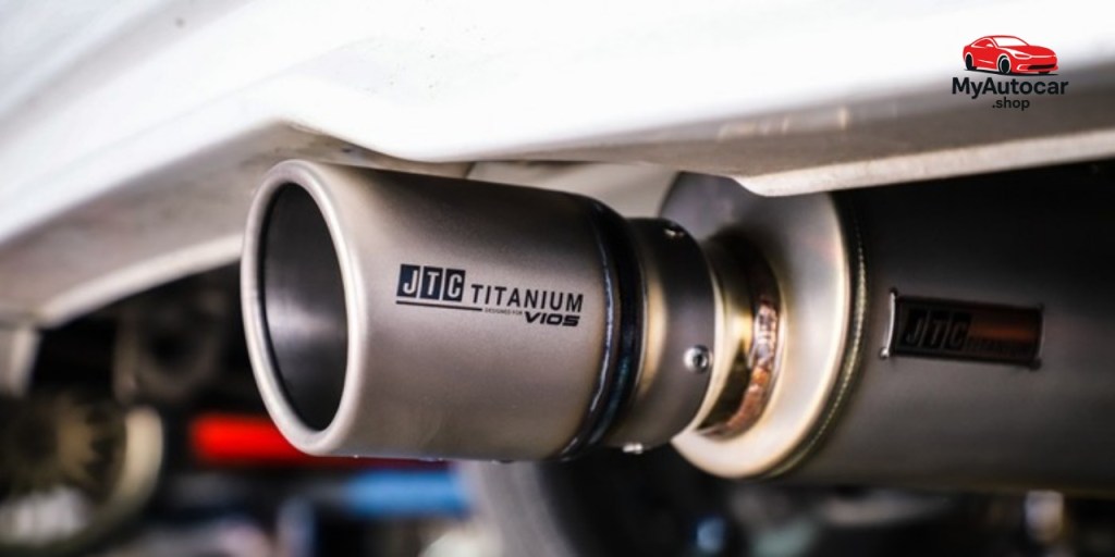 ระบบท่อไอเสียแต่ง ยี่ห้อ : JTC Titanium (สูตรดีเซล พลังเงียบ)